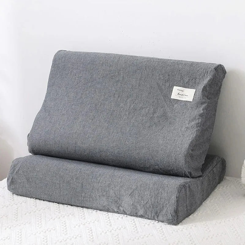 30x50cm Cotton Latex Pillowcase For Home Bedroom Sleeping Washable Memory Pillow Cover