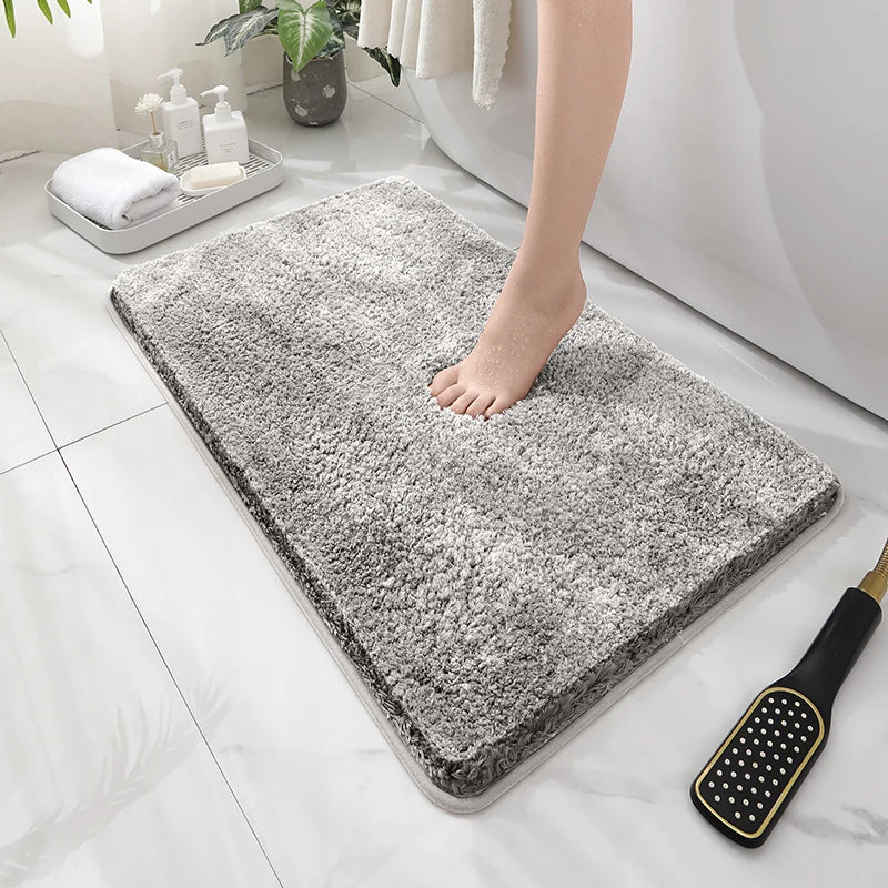 Soft and Comfortable Thick Plush Floor Mat,bathroom Floor Mat,bedroom Carpet,living Room Mat,absorbent and Non Slip Bath Mat,hom