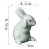 Cute Miniature Bunny Figure Home Decoration Animal Figurine Craft for Children Girls Boys Party Gift Easter Rabbit Decoration