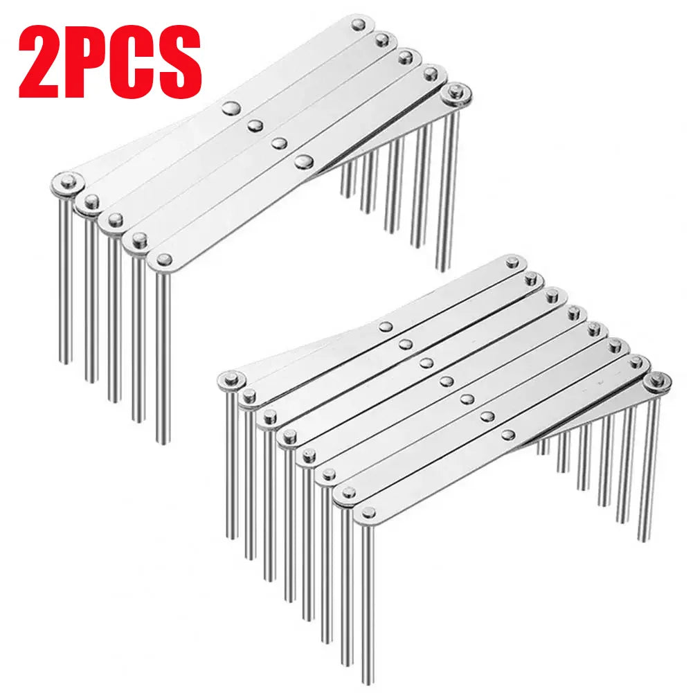 Retractable Stainless Steel Pot Lid & Dish Storage Rack
