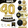 Happy Birthday 40 50 60 Latex Balloons for Adult Birthday Party Decoration 40th 50th 60th Confetti Balloon Anniversary Supplies