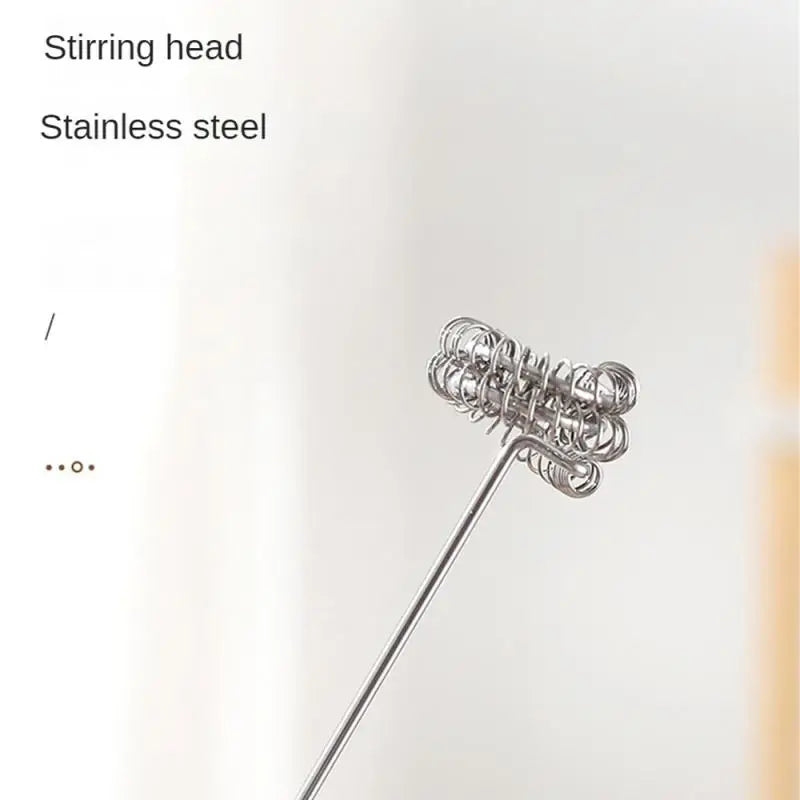 Battery Electric Milk Frother Handheld Egg Beater Coffee Maker Kitchen Drink Foamer Whisk Mixer Coffee Creamers Whisk Frothy