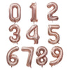 40 Inch Big Foil Birthday Balloons Helium Number Balloon 0-9 Happy Birthday Wedding Party Decorations Shower Large Figures Globo