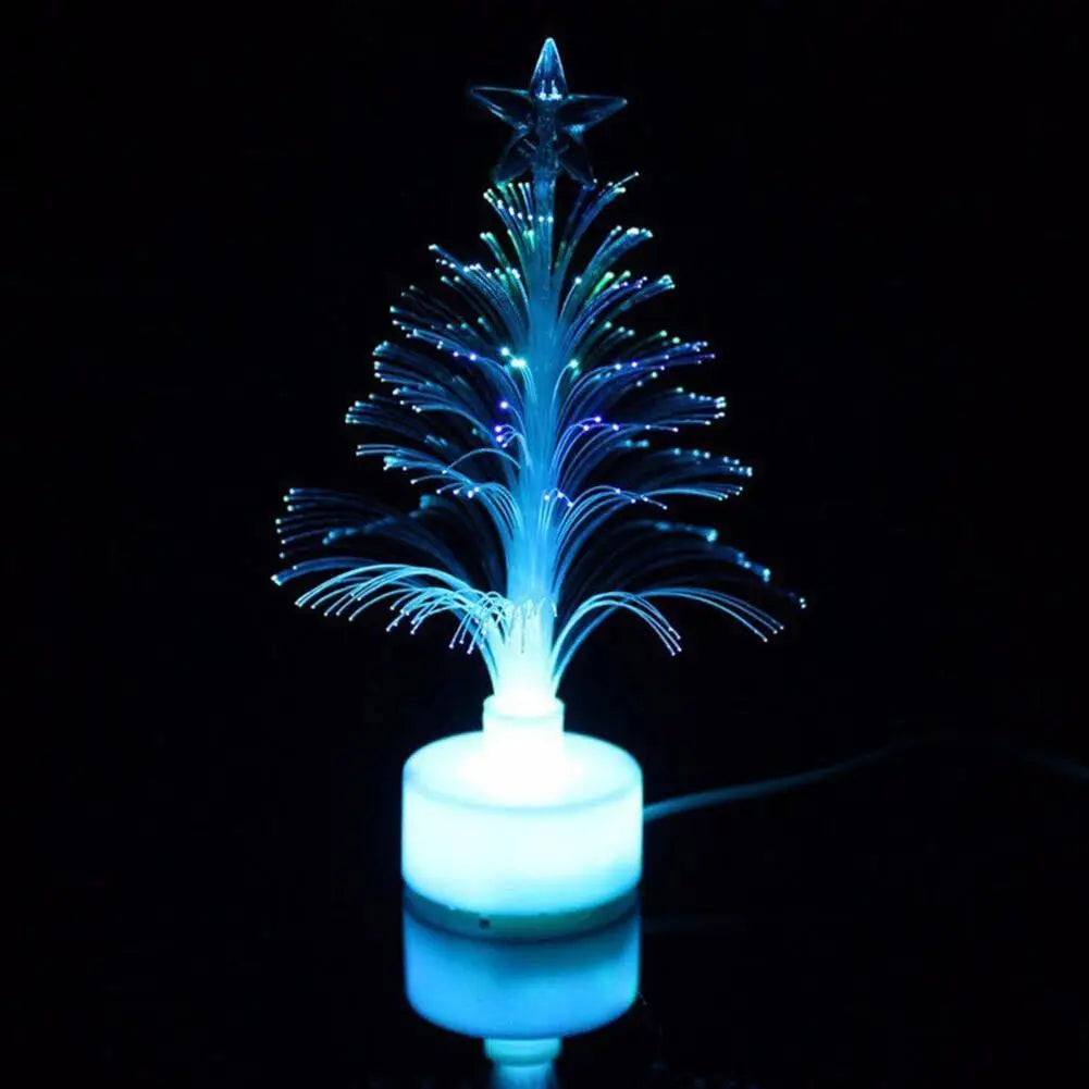 Tree Light Christmas Fiber Optic Lights Tree Fiber USB Fiber Optic Christmas Tree Mini LED Light Decorations