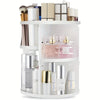 360° Rotating Makeup Organizer, Spinning Bathroom Organizer Countertop, organizer for cosmetics,Cosmetic Holder Shelf,(Clear)