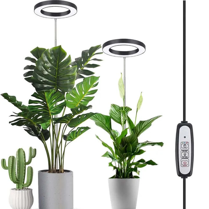Plant Grow Light – Full Spectrum LED Growing Lamp with Auto Timer, Height Adjustable, 5V for Indoor Plants