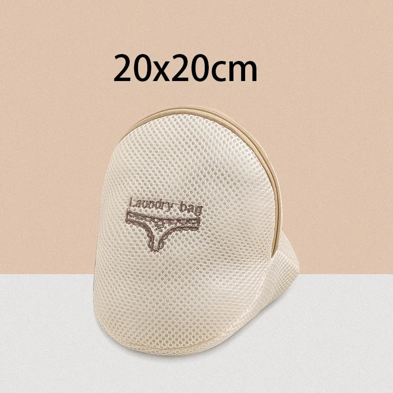 Embroidery Print Laundry Bag Set7Pcs Fine Mesh Washing Pouch for Delicates Household Clothes Cleaning Machine Washable Organizer