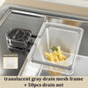 Suction Cup Kitchen Sink Drain Net Rack – Leftover Filter Basket & Waste Strainer for Dishwashing Pool