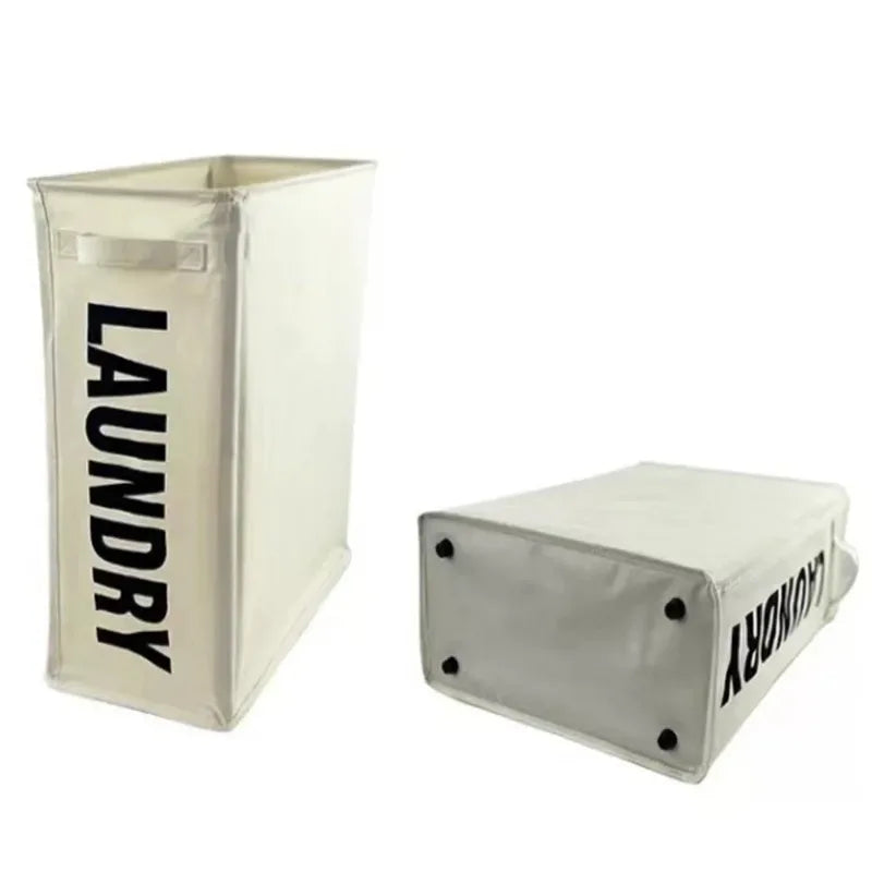 Dirty Laundry Basket with Wheels Japanese Style Home Oxford Cloth Laundry Basket Clothing Storage Yoga Mat Storage Basket