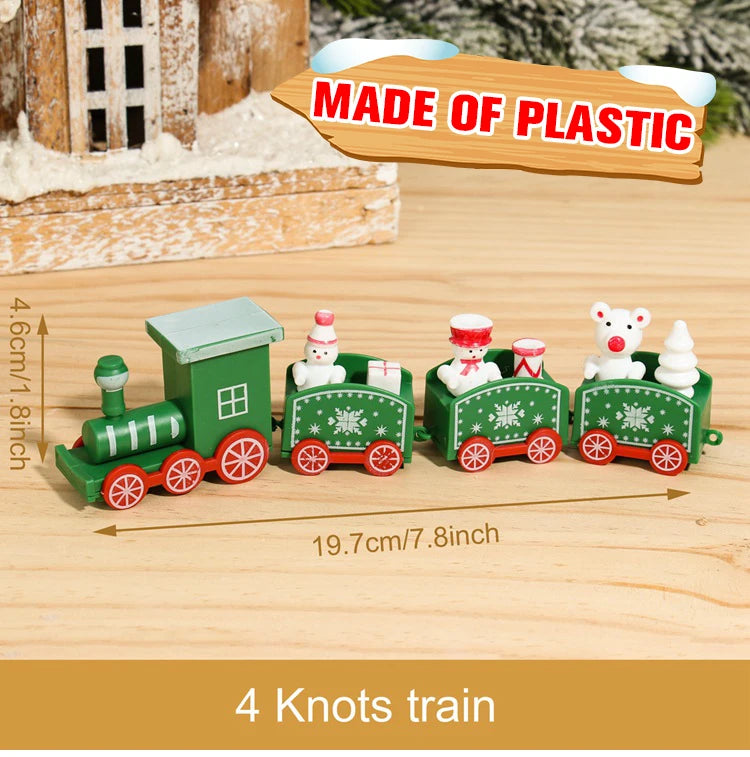 Christmas Train Merry Christmas Decorations For Home 2025 Cristmas Ornament Xmas Navidad Noel Gifts Happy New Year 2026 Gifts