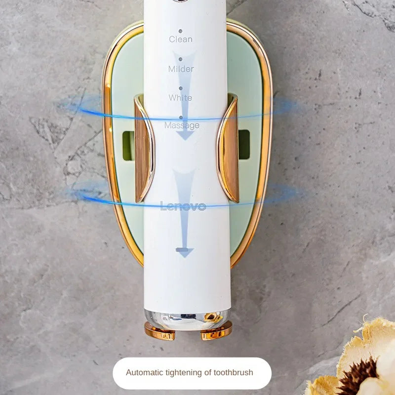 Traceless Toothbrush Holder Bath Wall-Mounted Electric Adults Toothbrush Stand Rack Organizer Hanger Bathroom Accessories