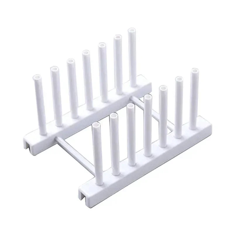 Wooden Dish Drainer Rack Kitchen Dishes Stand Plate Dish Drying Rack Pot Lid Racks Kitchen Organizer Drying Cups Display Shelf