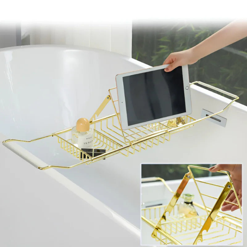 Bathtub Basin Rack Easy To Clean Bathtub Rack Retractable Bathtub Tray Stainless Steel Bathtub Rack Bathroom Accessories