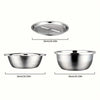 3-Piece Vegetable Slicer Set – Stainless Steel Slicer, Potato Grater & Washing Basin Drain Basket