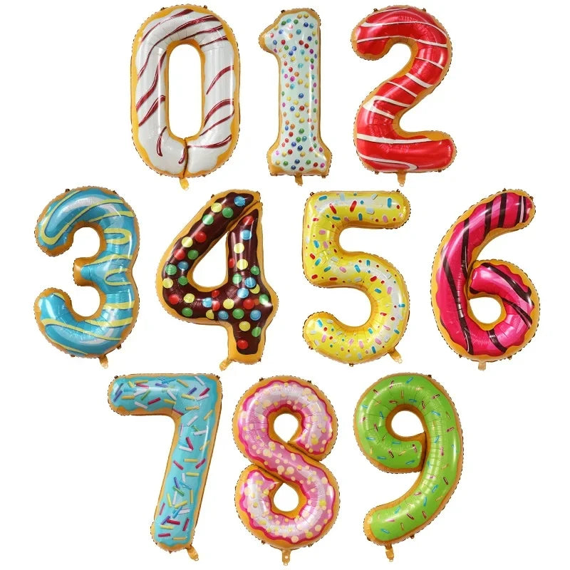 40 Inch Big Foil Birthday Balloons Helium Number Balloon 0-9 Happy Birthday Wedding Party Decorations Shower Large Figures Globo