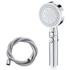 High Pressure Shower Head 5 Modes Adjustable Showerheads with Hose Water Saving One-Key Stop Spray Nozzle Bathroom Accessories