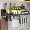 Kitchen Storage Rack Multifunctional Cutting Board Holder Wall Spice Rack Utensils Rack for Kitchen Seasoning Holder Organize