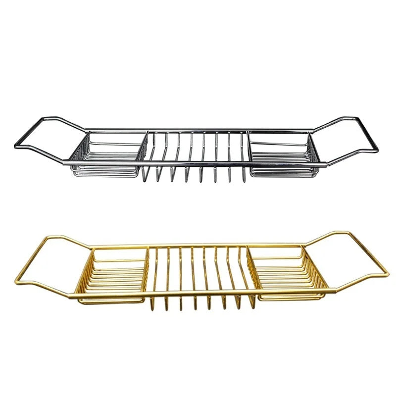 Bathtub Basin Rack Easy To Clean Bathtub Rack Retractable Bathtub Tray Stainless Steel Bathtub Rack Bathroom Accessories
