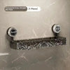 Suction Cup Washbasin Storage Rack – Punch-Free Bathroom Shower Caddy & Self-Draining Organizer Shelf