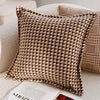 30x50/45x45CM Light Luxury Throw Pillow Cover Brown French Stamping Waist Cushion Cover Decor Home Decorative Pillowcase