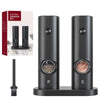 Electric Salt & Pepper Grinder with LED Light & Adjustable Coarseness
