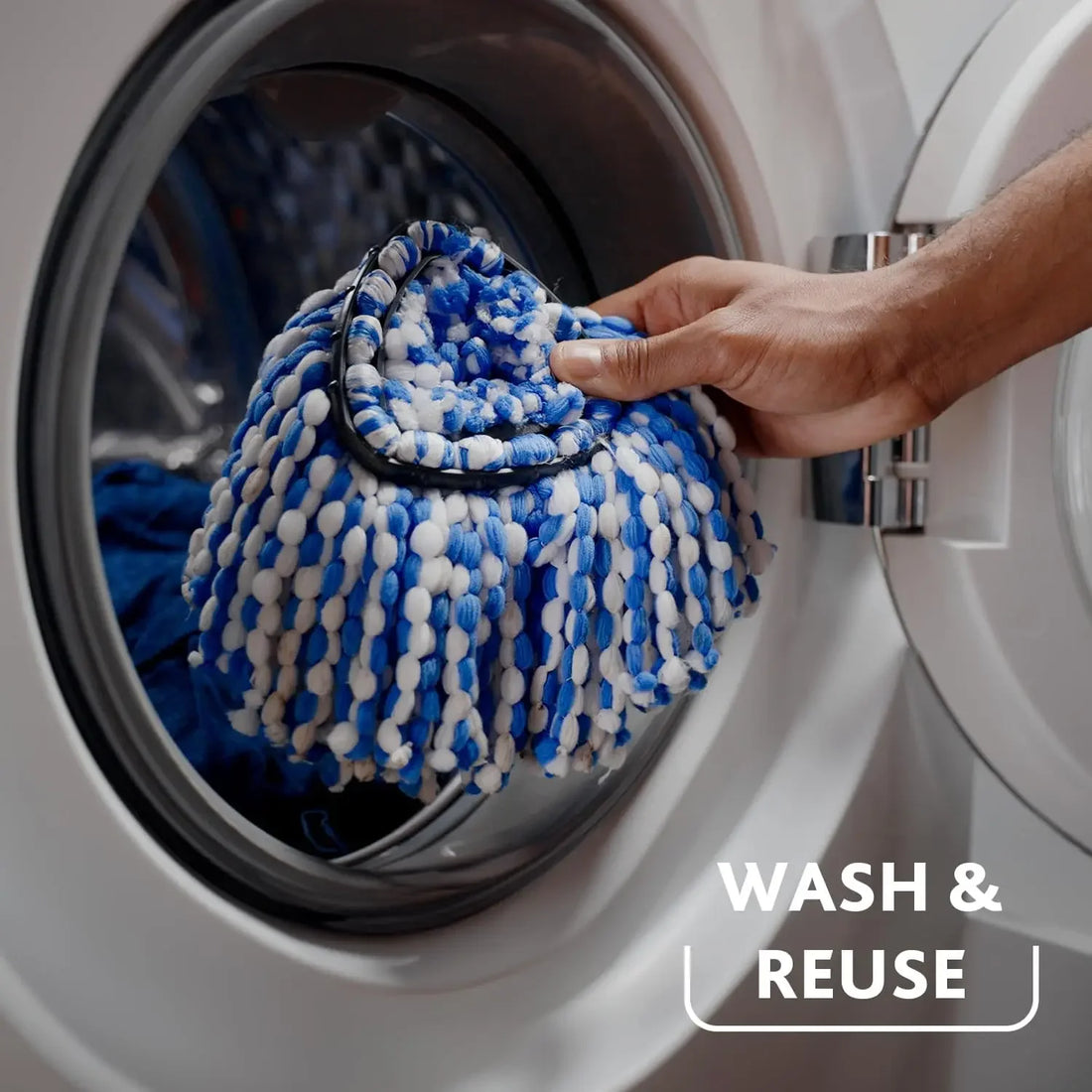 NEW   RinseClean Spin Mop & Bucket System | Clean with Clean Water | Removes 99% of Bacteria ,Fast delivery