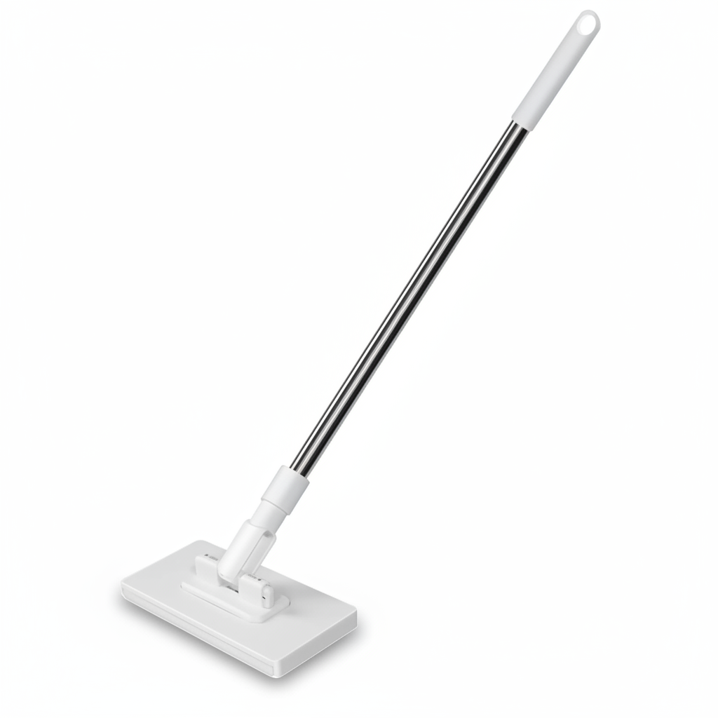 No-Wash Face Towel Flat Mop with 4 Reusable Cloths – Dust Removal Cleaning Tool for Windows, Bedroom & Living Room