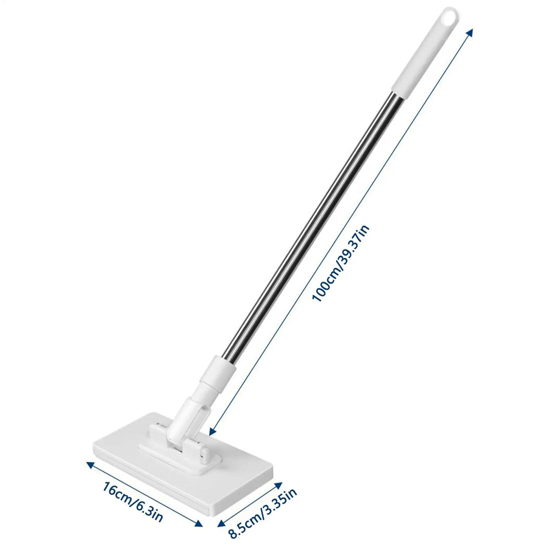 No-Wash Face Towel Flat Mop with 4 Reusable Cloths – Dust Removal Cleaning Tool for Windows, Bedroom & Living Room