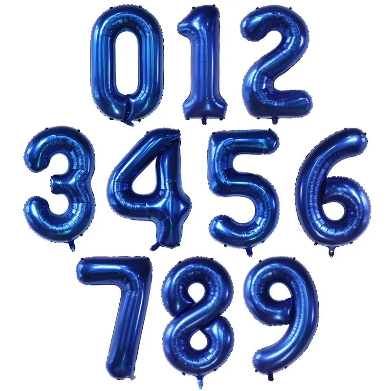 40 Inch Big Foil Birthday Balloons Helium Number Balloon 0-9 Happy Birthday Wedding Party Decorations Shower Large Figures Globo