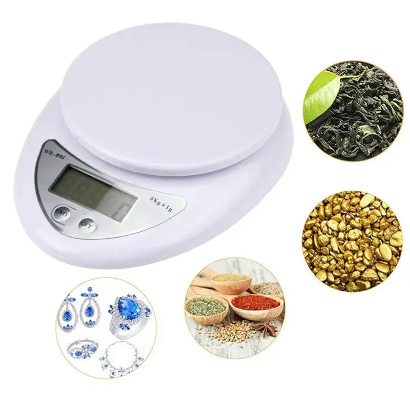 5kg/1g Electronic Scales Portable Digital LED Display Food Balance Measuring Weight Scale Kitchen Baking Scale Kitchen Tools
