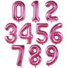 40 Inch Big Foil Birthday Balloons Helium Number Balloon 0-9 Happy Birthday Wedding Party Decorations Shower Large Figures Globo