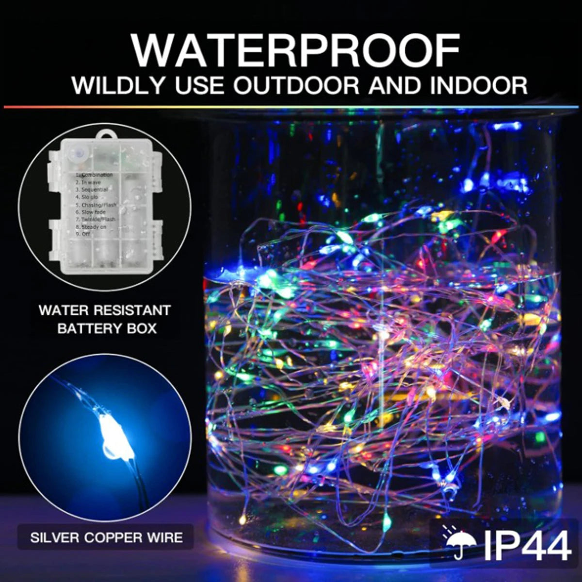 Led String Light Christmas Fairy Light USB Battery Remote Garland Copper Wire LED Lamp for Wedding Party Decoration 10M 20M