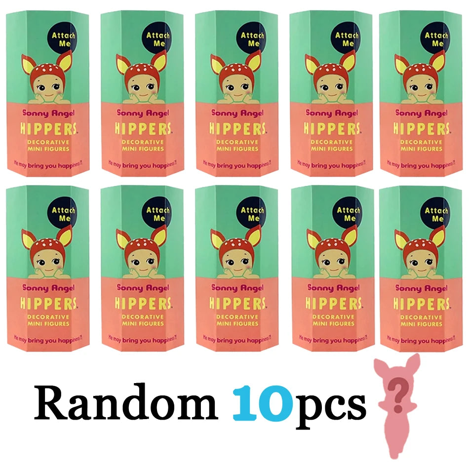En Stock Sunny Angel Blind Box Hippers Anime Series figuras modo muñeca llavero decoración del teléfono móvil estatuilla regalo