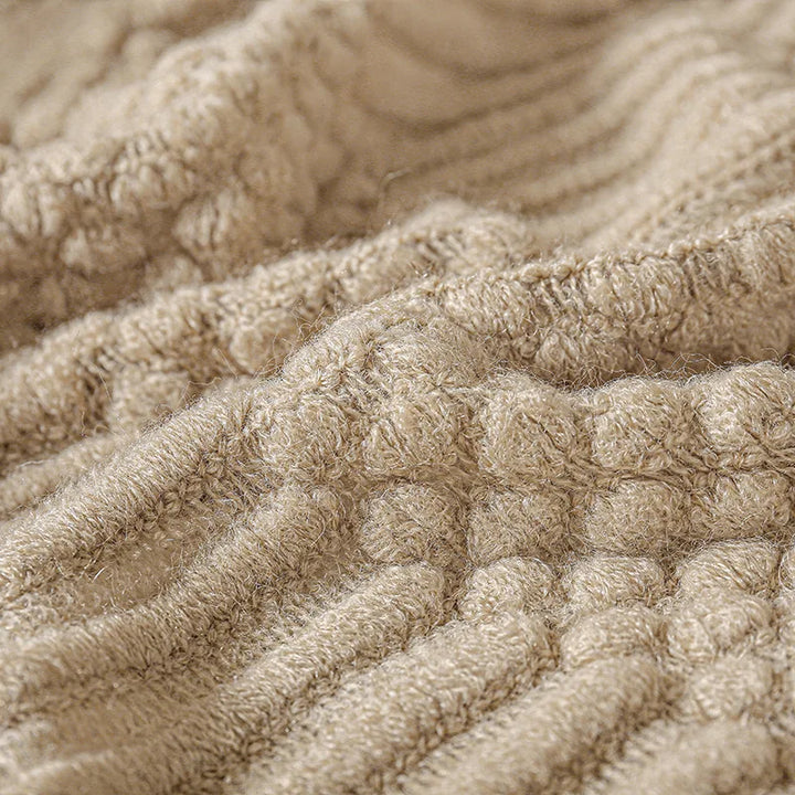 Khaki Gift Knitted Blanket with Tassels Chunky Vintage Luxury Farmhouse Throw Bedspread Oversized Blanket Cover Manta Para Sofá