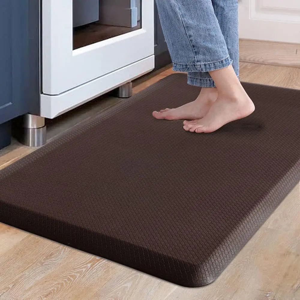 Non Slip Kitchen Anti Fatigue Standing Mats Cushioned Comfort Floor PVC Waterproof Runner Rug for Standing Desk,Kitchen,Office