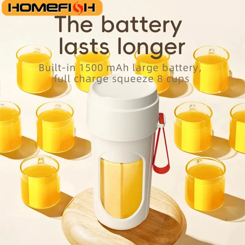 12 Blades Electric Portable Blender 350ML Juicer Fruit Mixers USB Rechargeable Smoothie Juicer Cup Squeezer Juice Maker