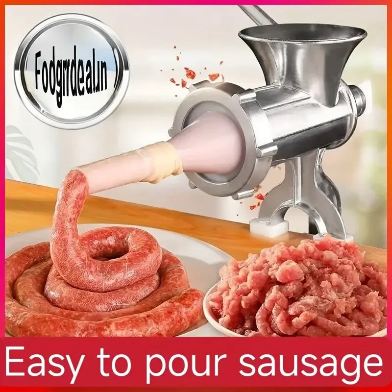 Manual Heavy-Duty Meat Grinder & Sausage Maker