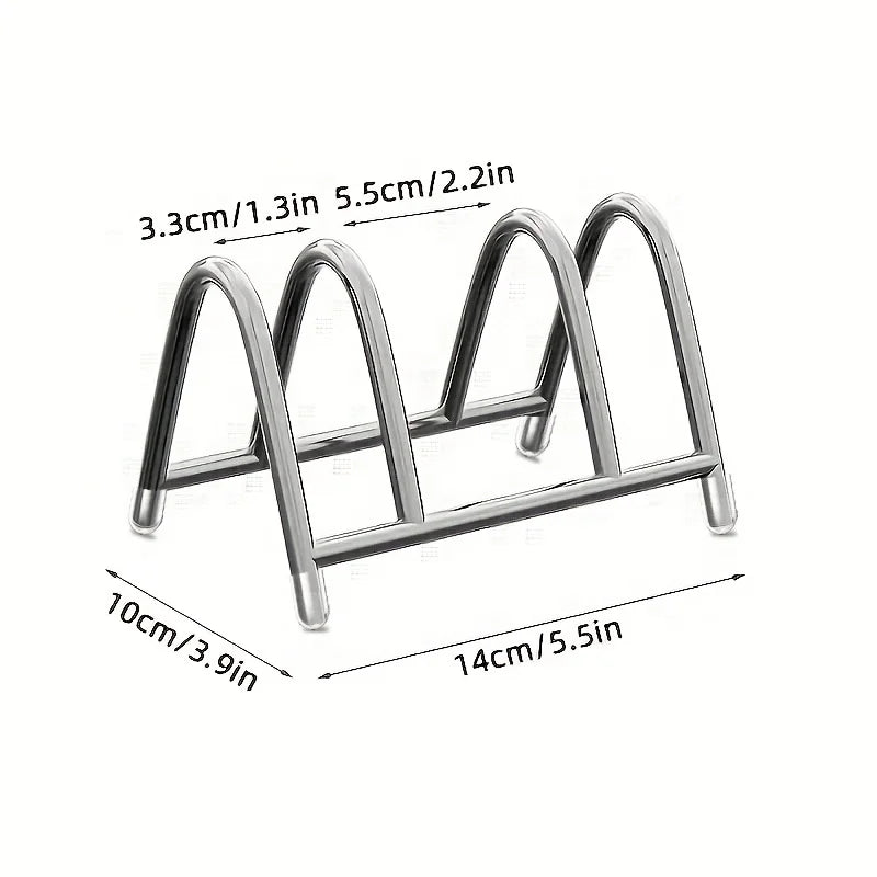 Heavy-Duty Stainless Steel Multi-Tier Kitchen Countertop Organizer Rack