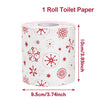 Christmas Toilet Roll Paper Happy 2026 New Year Christmas Supplies Xmas Tissue Roll Napkin Kitchen Tool Home Decoration New Year