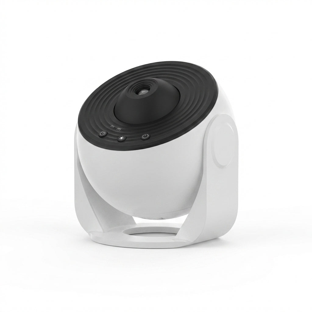 Proyector de galaxia con luz nocturna LED, proyector de cielo estrellado con rotación de 360°, lámpara de noche planetaria para habitación, regalo decorativo para niños.