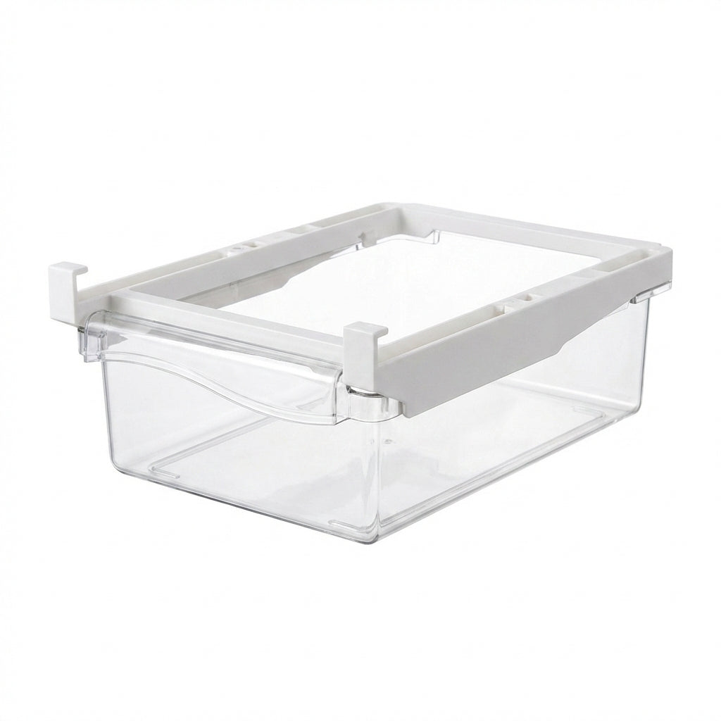 Clear Fridge Under-Shelf Storage Drawer Organizer Box