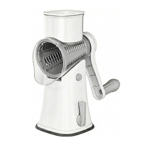 5-in-1 Rotary Cheese Grater & Vegetable Slicer with Mandoline Blades