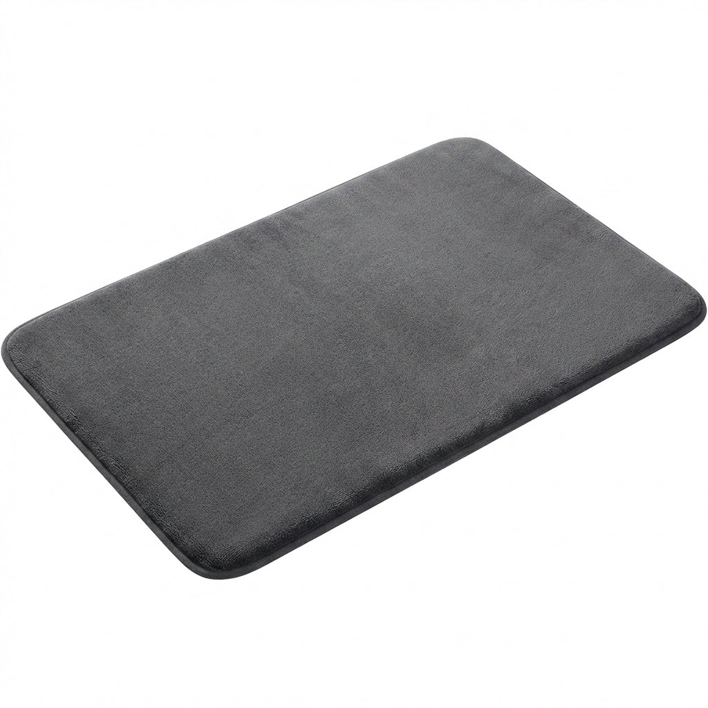 Absorbent Non-Slip Coral Velvet Bath Floor Mat Home Door Rug